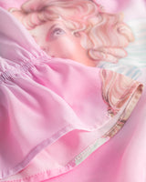 HUNKØN Fifi Ruffle Dress Kjoler Sweet Angel Art Print