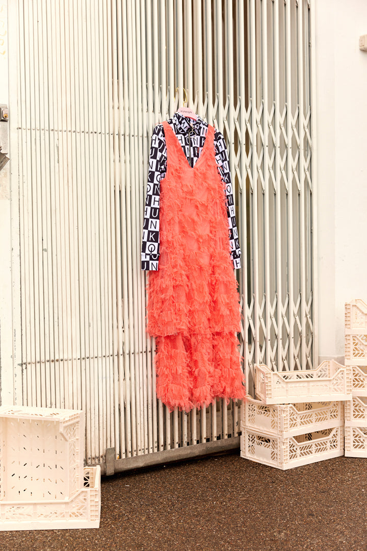 HUNKØN Magda Dress Kjoler Coral