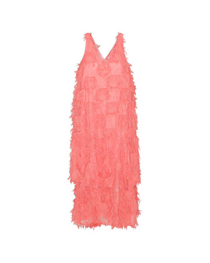 HUNKØN Magda Dress Kjoler Coral